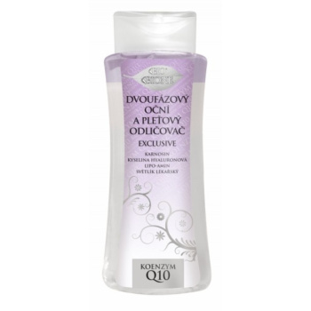 BIO BIONE EXCLUSIVE Dvoufázový oční a pleťový odličovač Q10 255 ml
