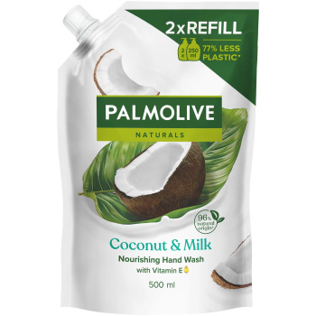 Palmolive Naturals Coconut & Milk tekuté mýdlo náhradní náplň 500 ml