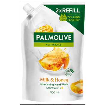 Palmolive Naturals Milk & Honey tekuté mýdlo náhradní náplň 500 ml