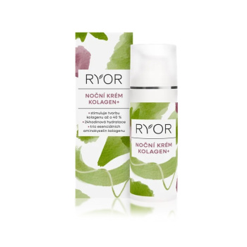 Ryor Kolagen+ noční krém v dávkovači, 50 ml