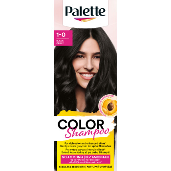 Schwarzkopf Palette Color Shampoo barva na vlasy 113 černá 50 ml