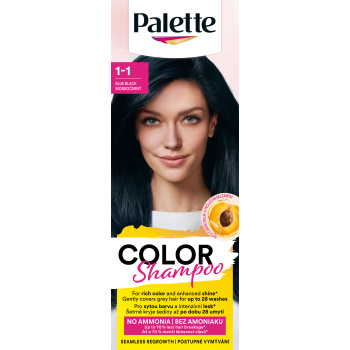 Schwarzkopf Palette Color Shampoo barva na vlasy 339 modročerná 50 ml