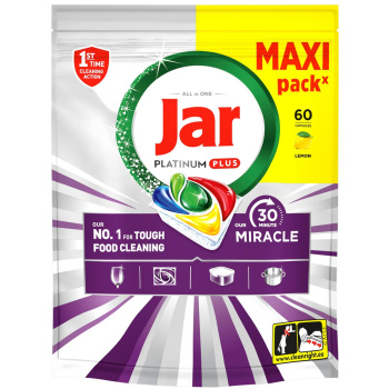 Jar Platinum Plus tablety do myčky 30 Minute Miracle, 60 ks