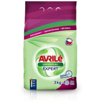 Avrilé Expert Universal prací prášek, 50 praní 3 kg