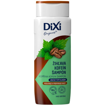 Dixi kopřivovo-kofeinový šampon proti vypadávání vlasů, 400 ml