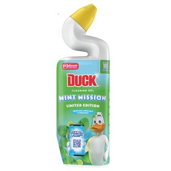 Duck Mint Mission WC gel do toalety, 750 ml