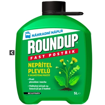 Roundup bez glyfosátu Fast 1H, náhradní náplň, 5 l