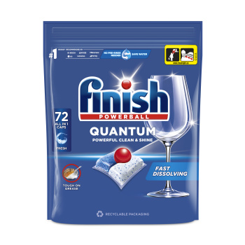 Finish Quantum All-in-1 tablety do myčky, 72 ks