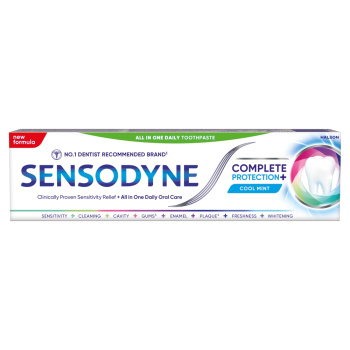 Sensodyne Kompletní ochrana Cool Mint zubní pasta pro citlivé zuby, 75 ml