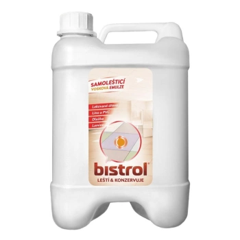 Bistrol samoleštící vosková emulze na podlahy, 5 l