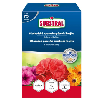 Substral Osmocote hnojivo na balkonové květiny, 750 g