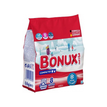Bonux prací prášek White Polar Ice Fresh, 400 g, 8 dávek