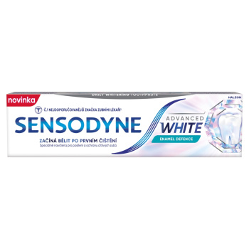 Sensodyne Advanced White Enamel Defence zubní pasta pro citlivé zuby, 75 ml