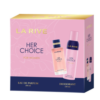 La Rive Her Choice dárkový set parfémovaná voda 100 ml + deodorant 150 ml