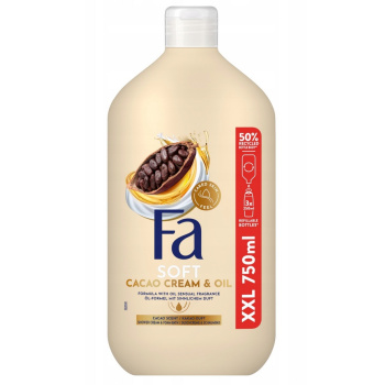 Fa Cream & Oil Cacao 2v1 sprchový gel a pěna do koupele 750 ml