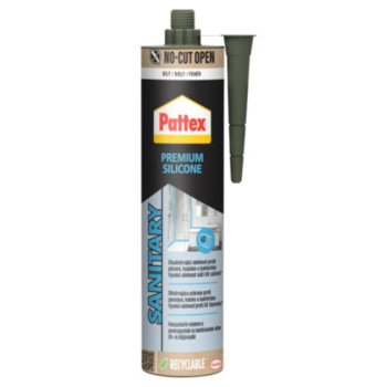 PATTEX Sanitární silikon Premium, bílý, 280 ml