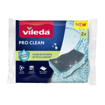 Vileda Pro Clean viskózní houbička na nádobí, 2 ks