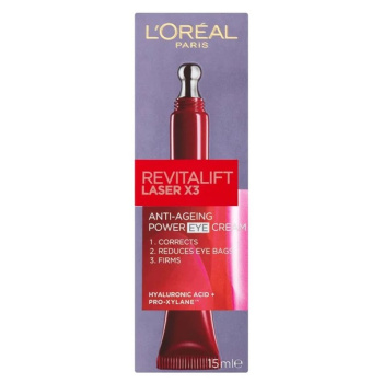 L'Oréal Paris Revitalift Laser X3 oční krém, 15 ml
