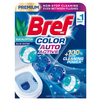 Bref WC blok Color Auto Active Eucalyptus, 50 g