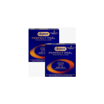 Kondom Durex Perfect Feel, 3 ks