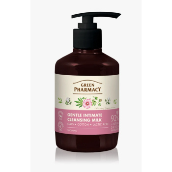 Green Pharmacy Gel na intimní hygienu s ovsem a bavlnou, 370 ml