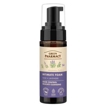 Green Pharmacy Pěna na intimní hygienu s levandulí a šalvějí, 150 ml