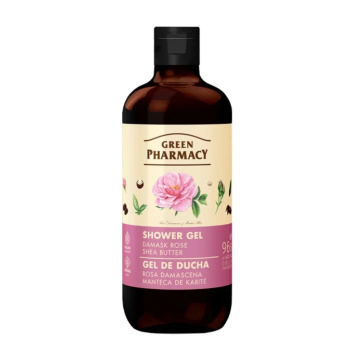 Green Pharmacy Sprchový gel s damašskou růží a bambuckým máslem 500 ml