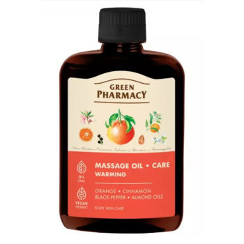 Green Pharmacy Masážní olej hřejivý 200 ml