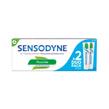 Sensodyne Fluoride zubní pasta 2x75 ml