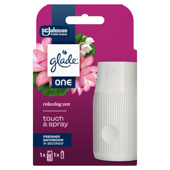 Glade ONE osvěžovač vzduchu Touch & Spray + náplň Relaxing Zen, 10ml