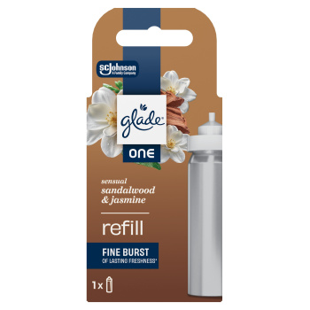 Glade ONE náhradní náplň do osvěžovače vzduchu Sensual Sandalwood & Jasmine 10 ml