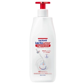 Lactovit regenerační tělové mléko lactourea, 400 ml