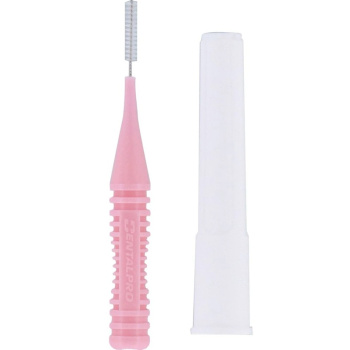 DentalPro mezizubní kartáček rovný 0,6 mm růžový, 10 kusů
