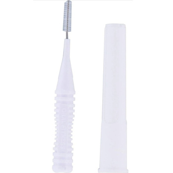 DentalPro mezizubní kartáček rovný 0,7 mm bílý, 10 kusů