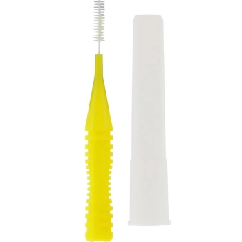 DentalPro mezizubní kartáček rovný 0,8 mm žluté, 10 kusů