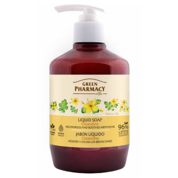 Green Pharmacy Laštovičník a lipový květ tekuté mýdlo s dávkovačem 460 ml