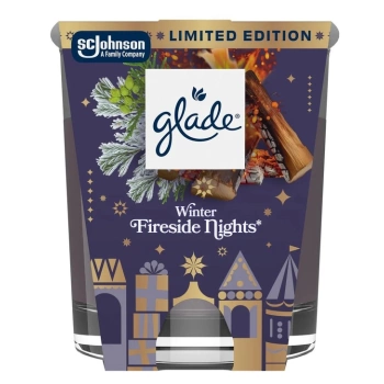 Glade vonná svíčka Winter Fireside Nights 112g