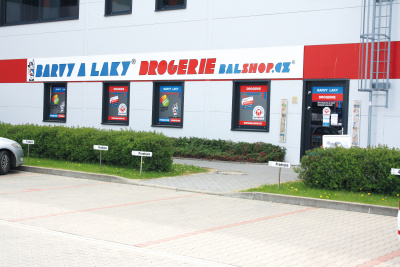 Síť prodejen BARVY A LAKY, DROGERIE