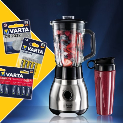 Nakupte baterie Varta a vyhrajte stolní mixér!