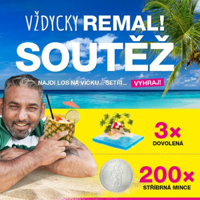 Soutěž s REMAL o dovolenou za 30.000 Kč či stříbrné mince!