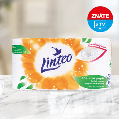 Bezkonkurenčné nejlevnější 3vrstvý toaletní papír Linteo