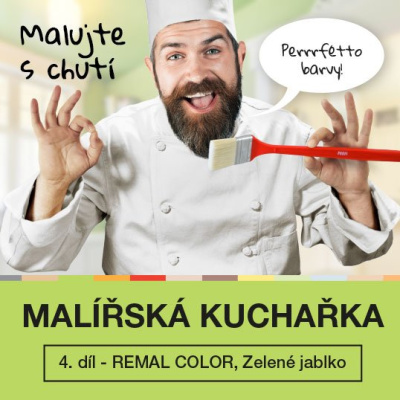 MALÍŘSKÁ KUCHAŘKA - 4. díl - REMAL COLOR, Zelené jablko