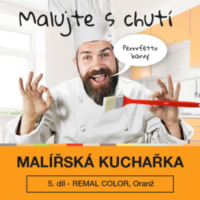 MALÍŘSKÁ KUCHAŘKA - 5. díl - REMAL COLOR, Oranž