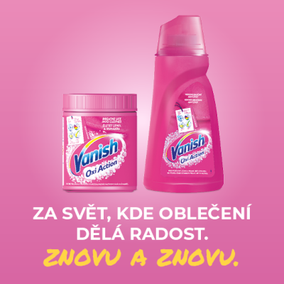 Radost z oblečení s výrobky Vanish... znovu a znovu!