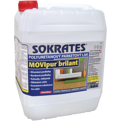 Sokrates Movipur Brilant Lesk parketový lak na podlahy, 5 kg Sokrates Movipur Brilant Lesk parketový lak na podlahy, 5 kg
