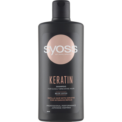 Syoss Keratin šampon pro jemné a lámavé vlasy, 440 ml