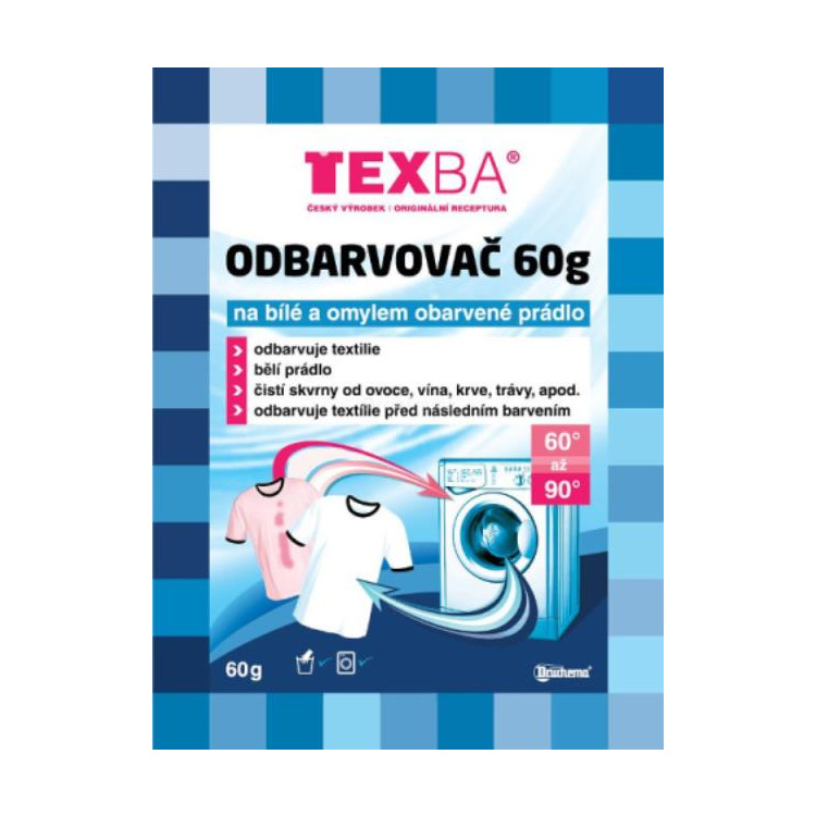 Druchema Texba odbarvovač na omylem obarvené prádlo, 60 g
