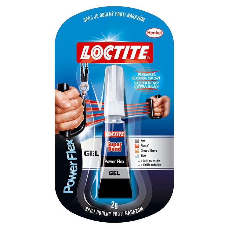 Loctite Super Bond Power Gel univerzální vteřinové lepidlo, 2 g
