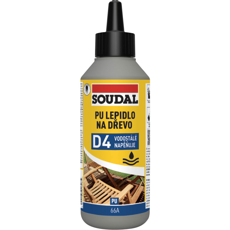 Soudal 66A polyuretanové lepidlo na dřevo, 750 g