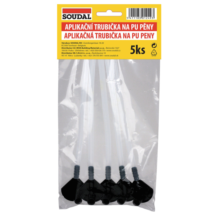 Soudal náhradní aplikační trubičky k montážním pěnám, 5 ks